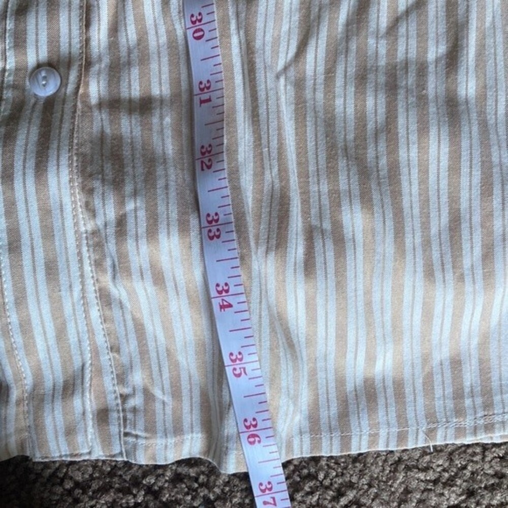 Sky And Sparrow Smocked Button Cream Front Midi D… - image 8